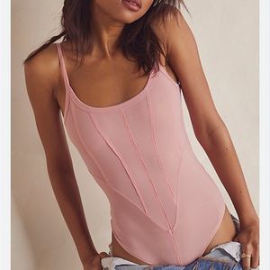 NWT Free People “That Girl Corset” Bodysuit